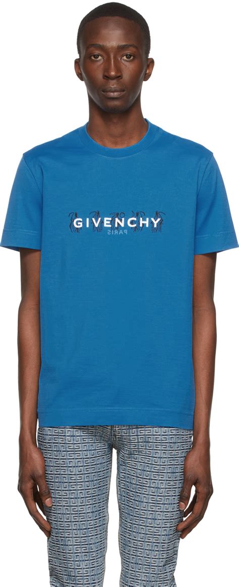 givenchy t shirt white blue|Givenchy t shirt euro.